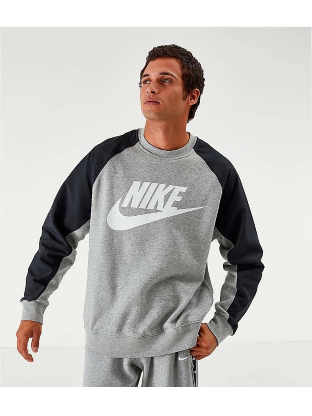 Nike Sportswear Hybrid Fleece crewneck sweatshirt and joggers set